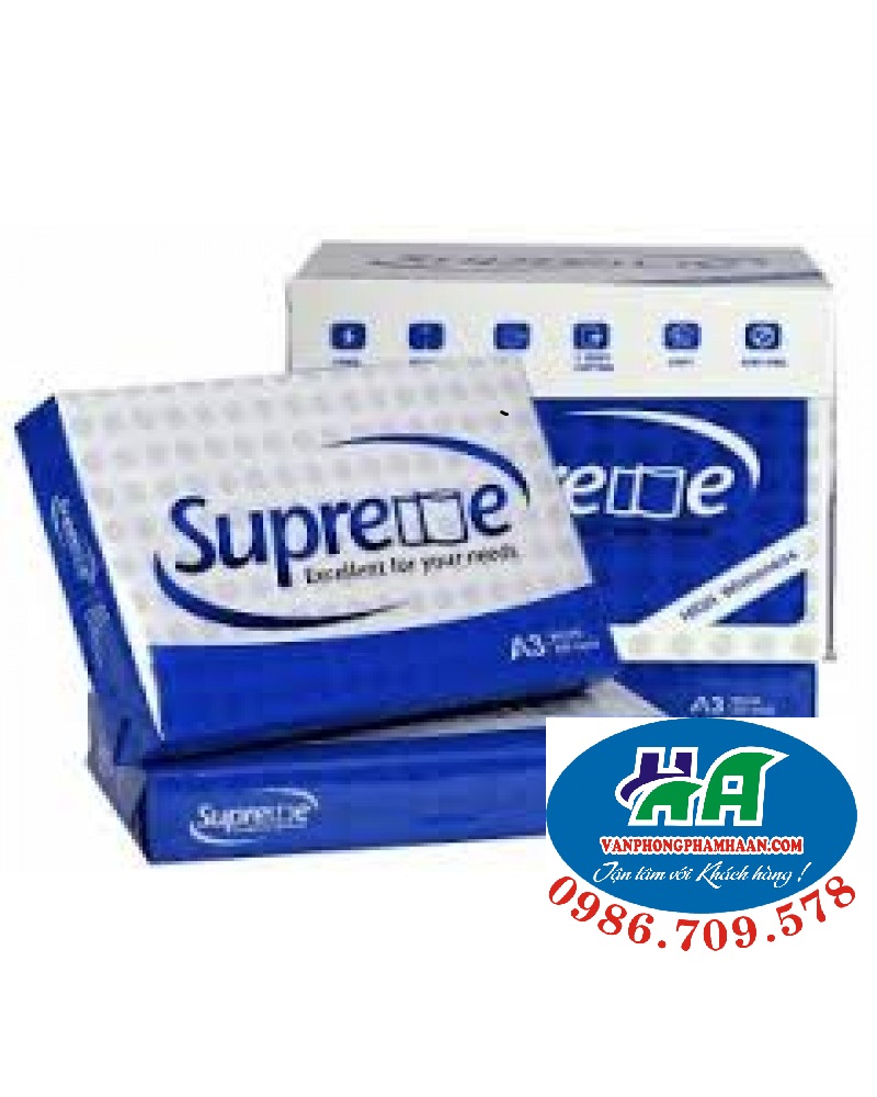  Giấy A3 Superme  ĐL80, ĐT95 